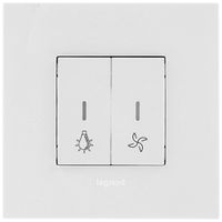 UP-Druckschalter für Licht und Ventilation ATO beleuchtbar ws