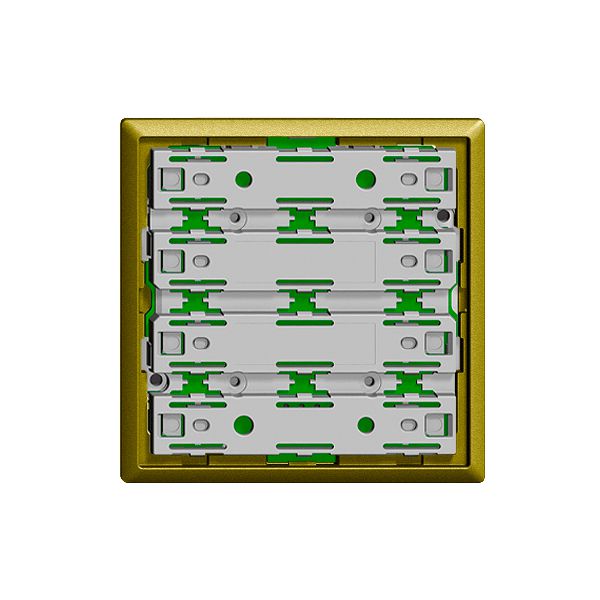 Placca frontale EDIZIOdue universale 1…8 tasti olive