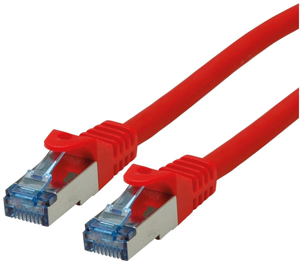 Cavo patch RJ45 ROLINE cat.6A S/FTP AWG26 LSZH rosso 3m