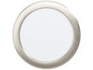 LED-Downlight Eglo FUEVA 12W 0…1150lm 2700…6500K IP44 DIM Ø168×40mm Nickel