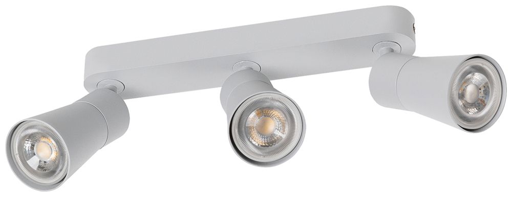 Spot SLV PURI 2.0 Cone CW GU10 3×6W DIM 258×42×138mm grau