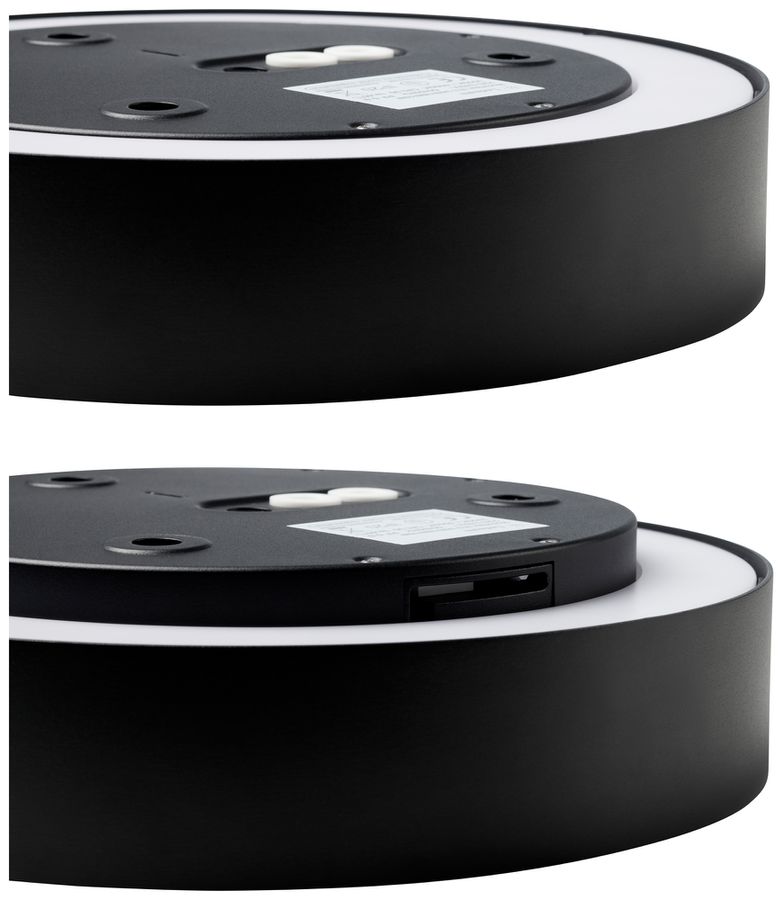 LED-Deckenleuchte EOLED SHIFT3+ 24W 2100lm 3000…4000K DALI Ø320×79mm schwarz