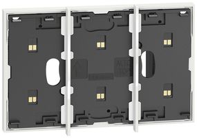 BUS-Rahmen Living Now MyHOME 3 Module Montage auf 2-moduligen Dose weiss