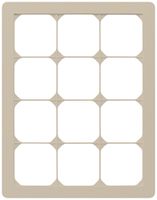 UP-Abdeckrahmen kallysto.trend 4×3 beige 274×214mm