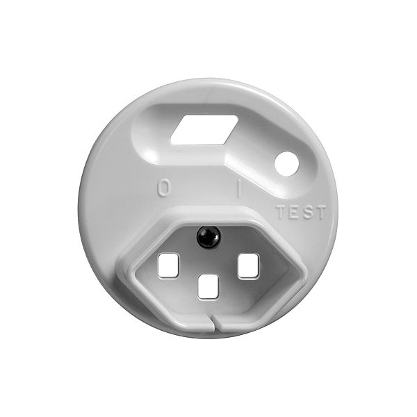 Frontset FH zu FI-Steckdose weiss