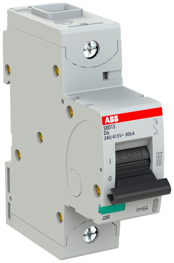 Disgiuntore ABB S801S-D6 1P 230V D-6A 50kA 1.5UM