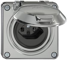 Presa INC ELEMENT SNAPFIX® 1×tipo 23 16A 250V con coperchio IP20 all