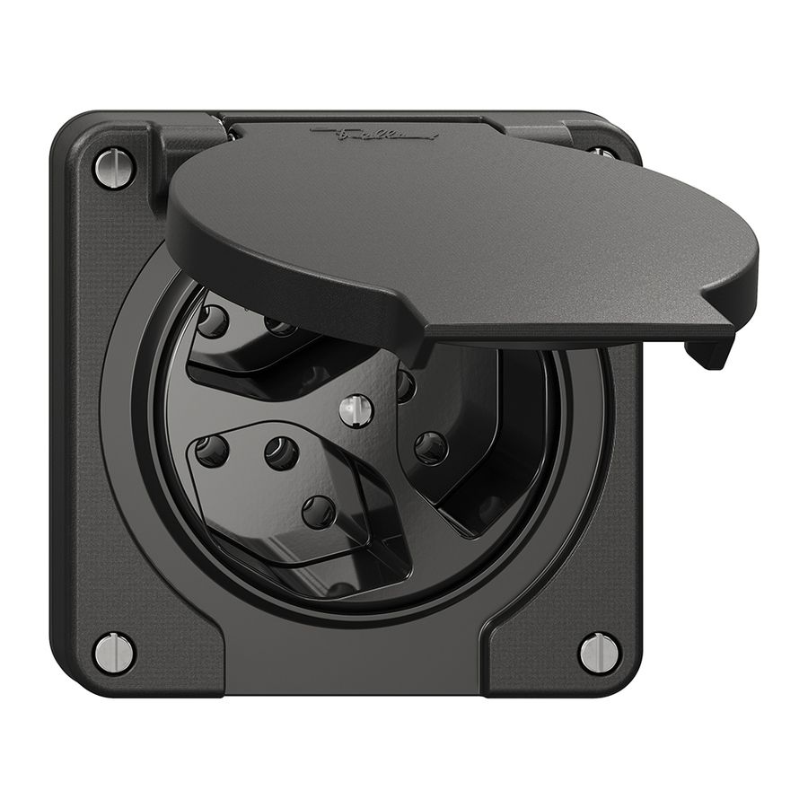 Prise NEVO N.CO, 3×T13, IP21, noir