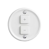 Montageset STANDARDdue Wiser SNAPFIX® f.Dimmer 1K 2 Tasten ws