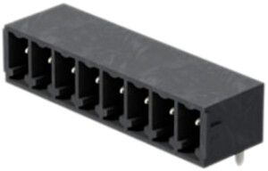 Connettore maschio Weidmüller SC chiuso THT 3.81mm 3L 270° 3.2mm stagnato nero