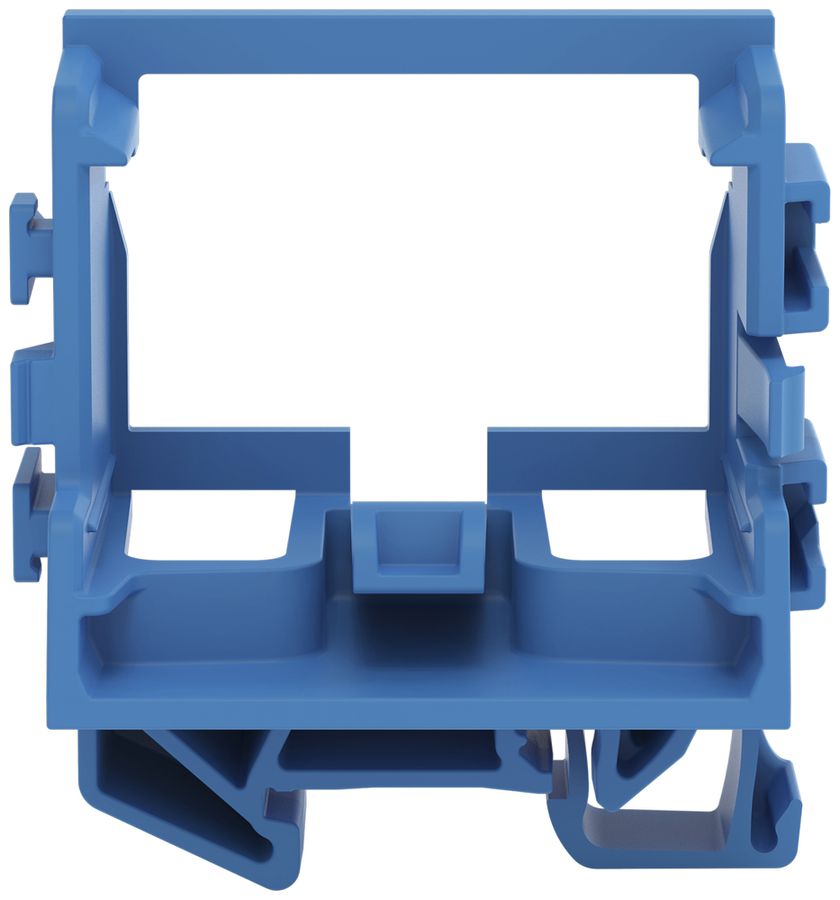 Adaptateur de fixation WAGO s.décharge de traction p.10×4mm² DIN15 bl