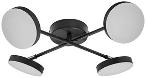 Spot LED LEDVANCE Decor Moon Cross 21W 1120lm 830 482×482×92mm nero 4×spot