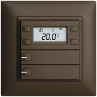 UP-RTH-Taster KNX 2-fach EDIZIOdue FMI coffee, mit LED RGB