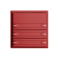 UP-Taster KNX 6-fach EDIZIOdue berry RGB mit LED mit Papiereinlage