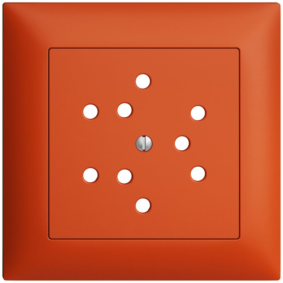 Kit frontale EDIZIOdue arancione 88×88mm 3×T12