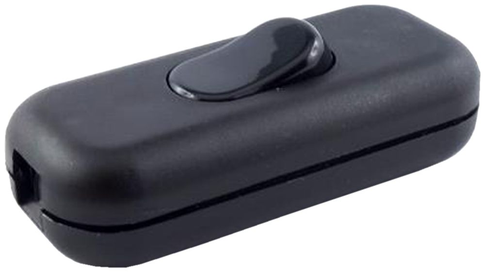 Zwischenschalter Elektrogros für Flachkabel, schwarz