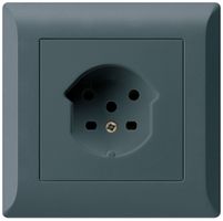 UP-Steckdose kallysto.line T15 anthrazit Schraubklemmen