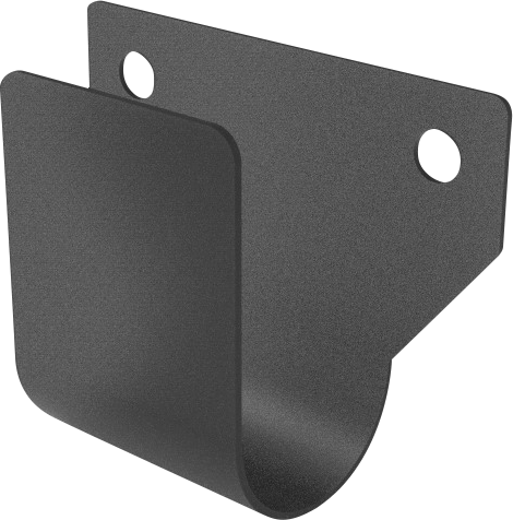 Universalhalter für Ladekabel Anschraubbar / Farbe: graphitgrau