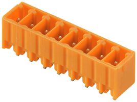 Connettore maschio WM SC chiuso THT 3.81mm 11L 180° 3.2mm stagnato arancione