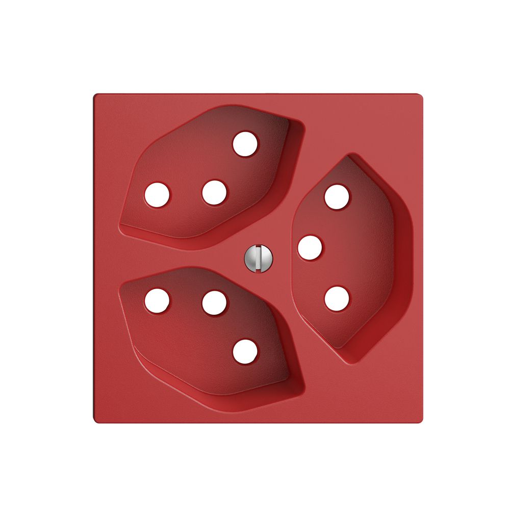 Frontplatte EDIZIOdue 3×T13 berry