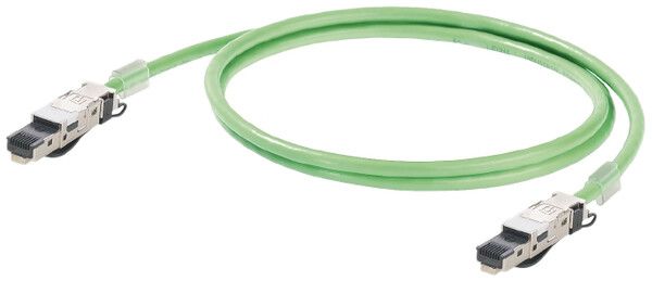 Cavo per catene portacavi Weidmüller cat.5 PUR RJ45/RJ45 10m verde