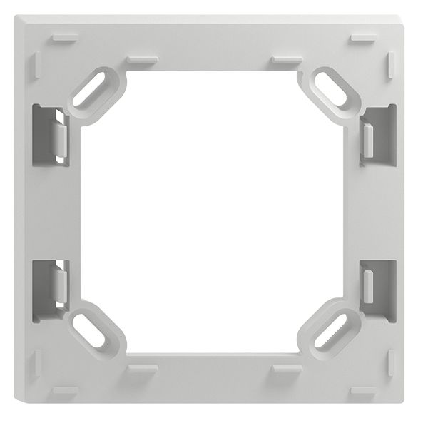 Cadre intermédiaire ENC 90×90×15mm, p.cadre de recouvrement Edue 88×88mm grc