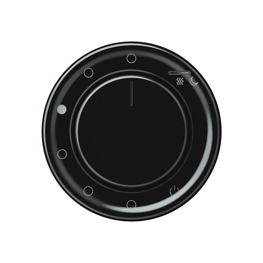 Frontset origin Thermostat 16A 60×60×5mm schwarz IP20