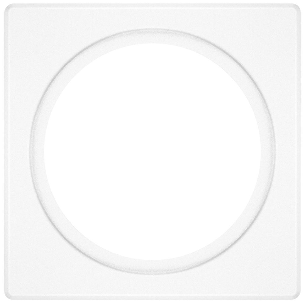 Plaque de recouvrement LEDVANCE FRAME acier 100×100mm 1×Ø68mm blanc