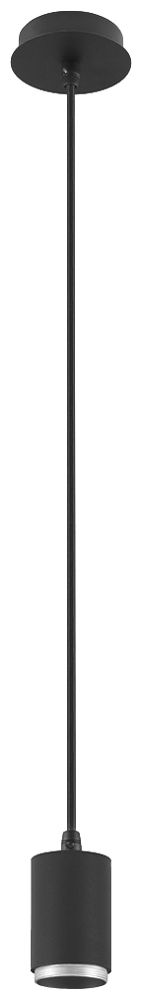 Pendelleuchte SLV LALU E27 1×0…10W Ø50mm schwarz