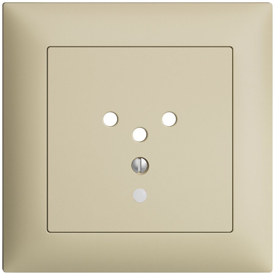 Kit frontal ENC EDIZIOdue vanille 88×88mm T12, lentille,