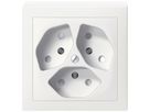 Prise AP SIDUS 3×T13 blanc