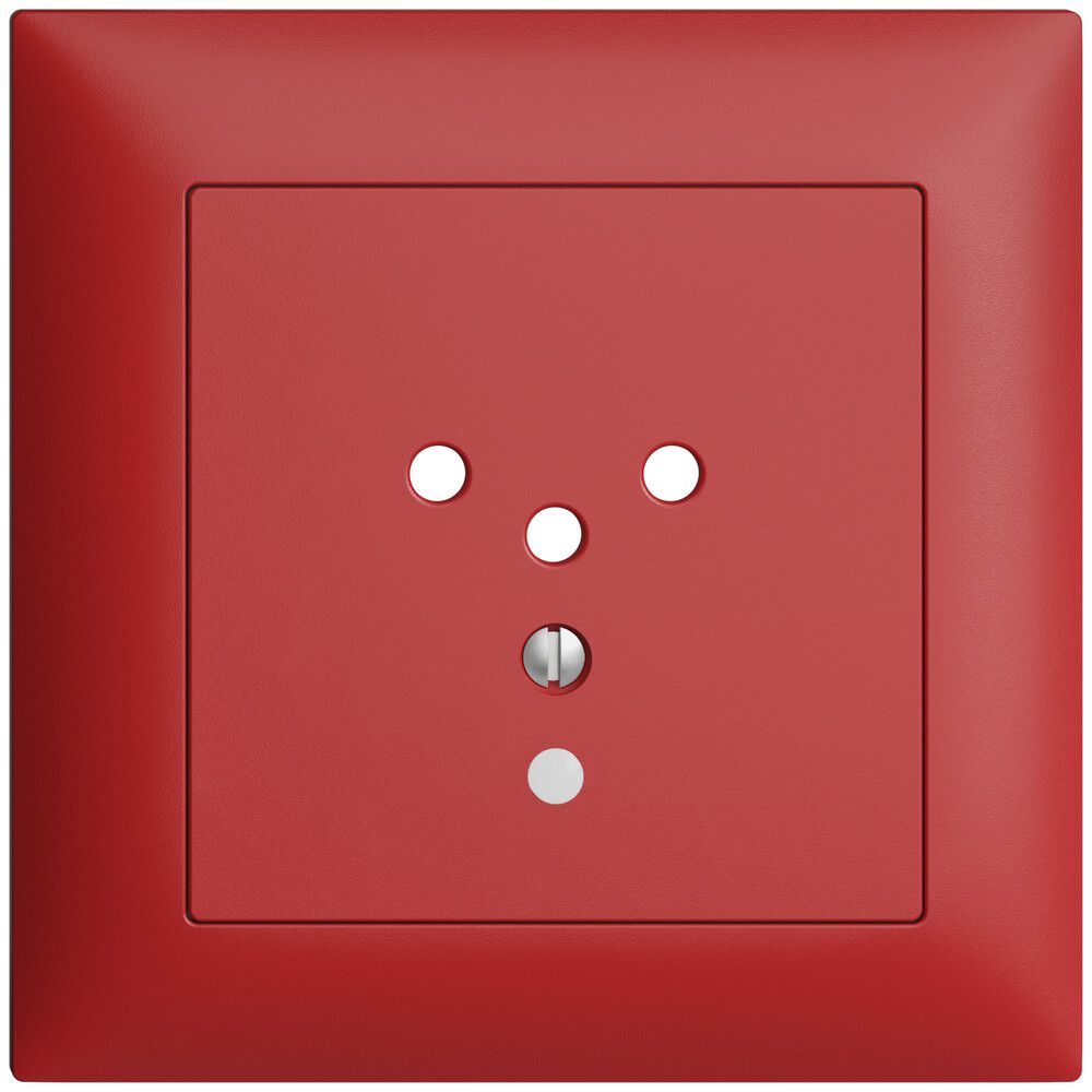 Kit frontale INC EDIZIOdue berry 88×88mm T12 con lente per presa