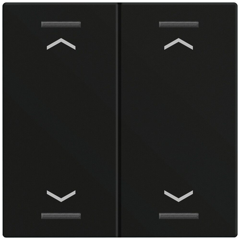 Wippe MDT TAL-60W2A16.02 1T/4B f.Sensortasten schwarz matt "Jalousie"