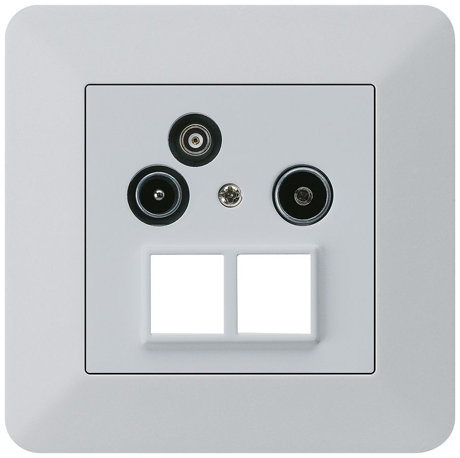 UP-Antennendose R/TV-Daten kallysto.trend HMS 2GHz 19db hellgrau