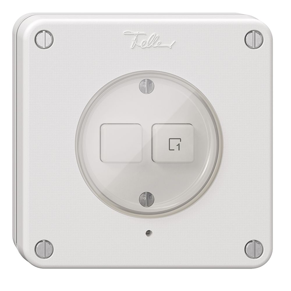 Interrupteur ENC 1K/2T scène NEVO Wiser blanc