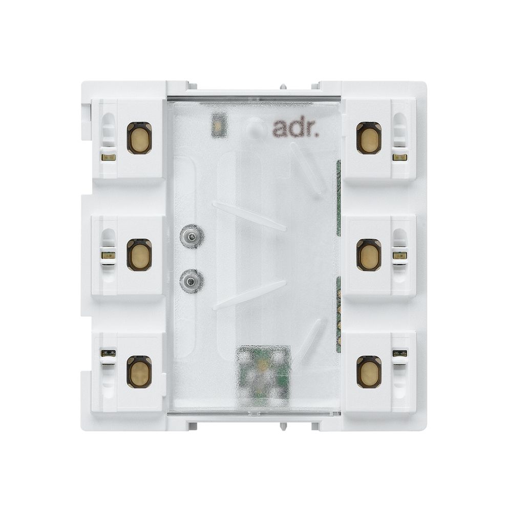 Taster 6×KNX-BCU Hager mit RGB LED systemlink/easylink