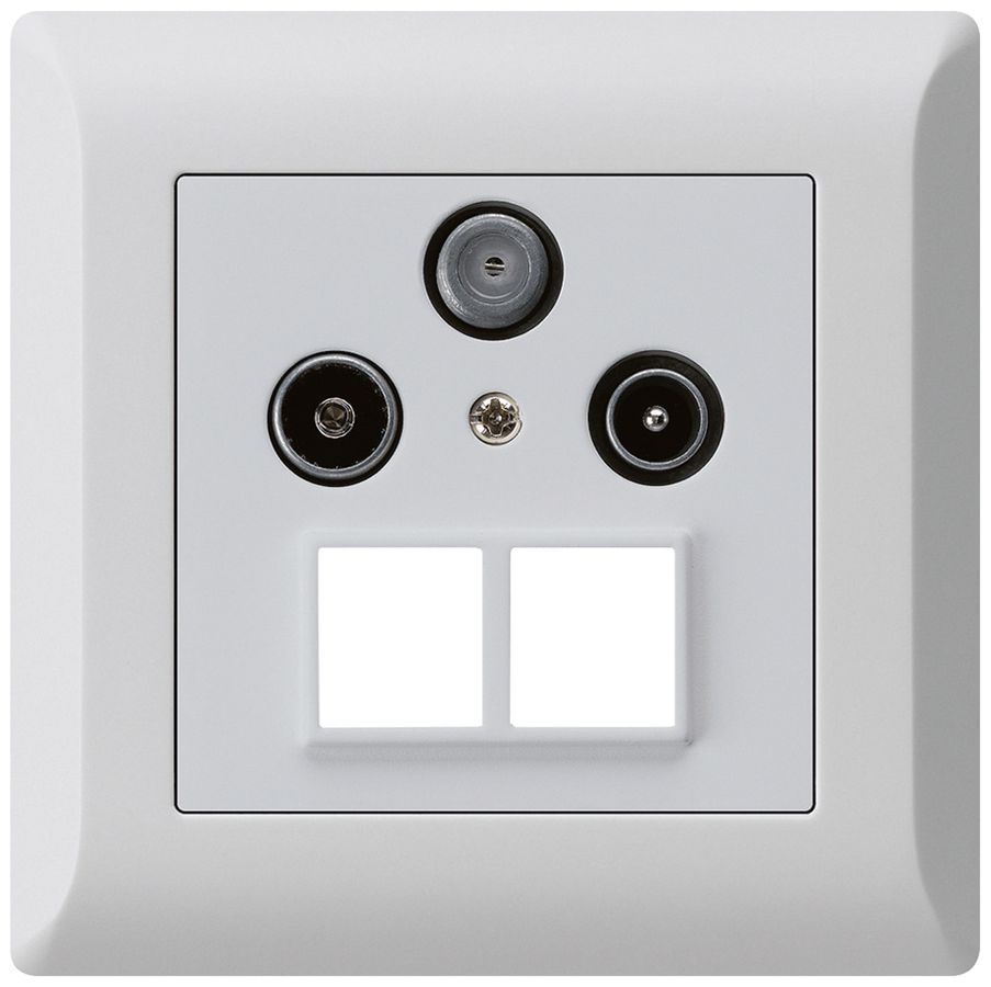 UP-Antennendose R/TV/SAT HMS kallysto.line hellgrau