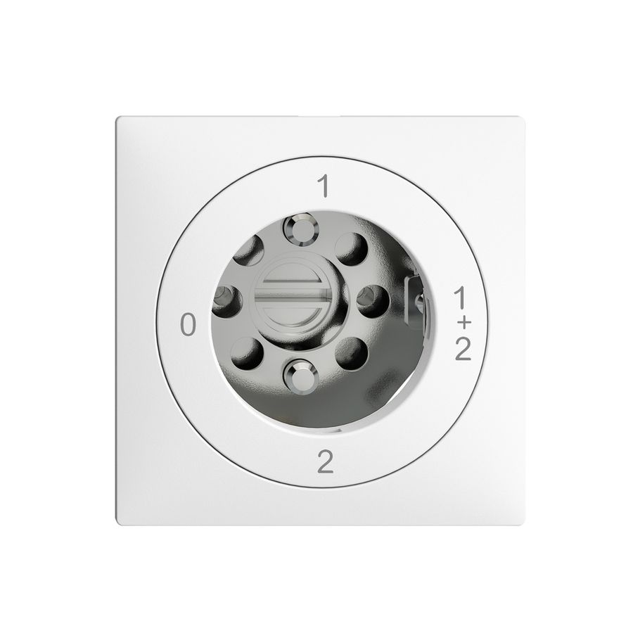 Interruttore rot. INC EDIZIOdue 1/1P bianco, per serrat. senza cilind