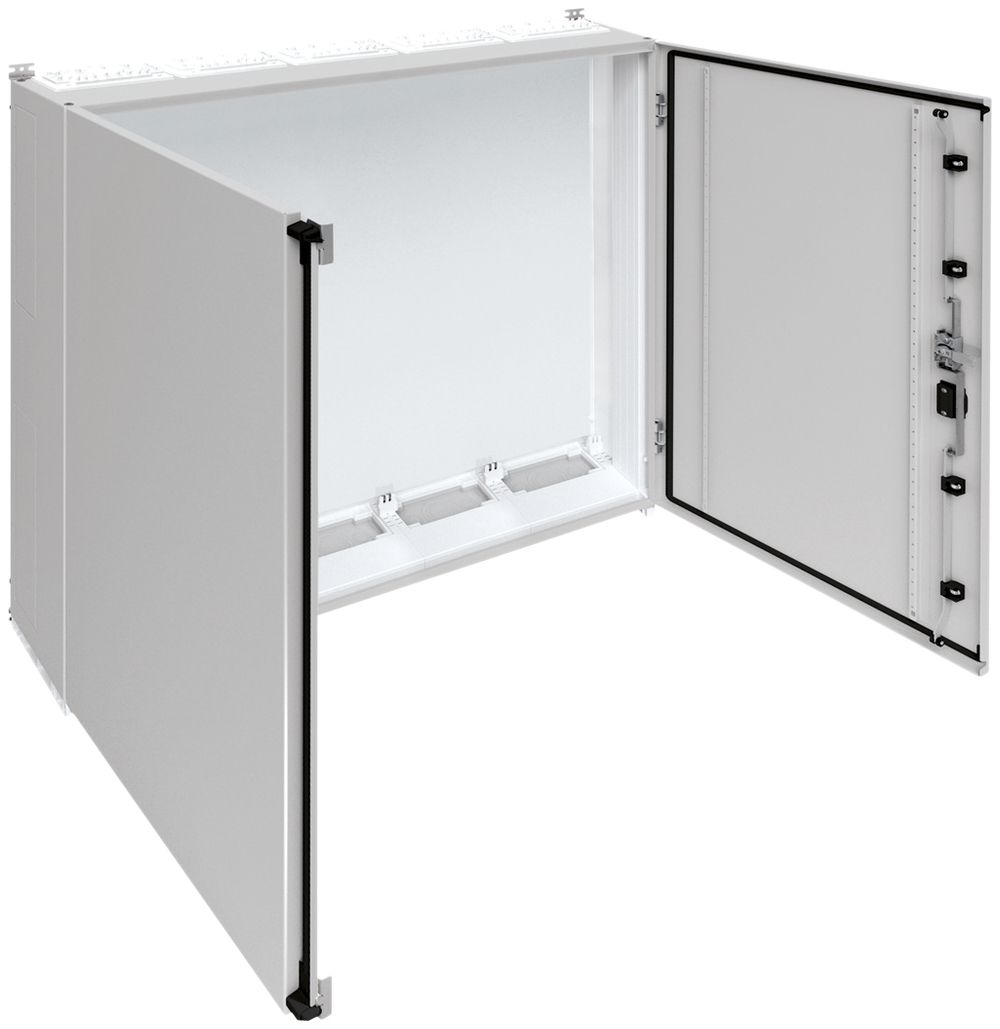 Armadio murale Hager univers con porta piena CP II IP55 1250×1300×275mm RAL 7035