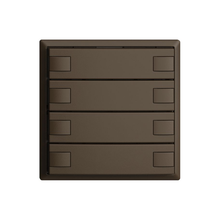 UP-Universaltaster 8×1T EDIZIOdue coffee, ohne LED