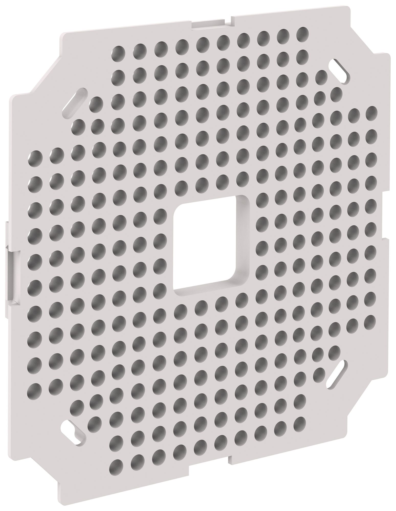 Montageplatte Morach-Technik CRALLO-LEU 1×1 PE-HD GDP 850°C grau