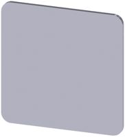 Bezeichnungsschild Siemens SIRIUS ACT, ohne Aufdruck, 27×27mm, silber