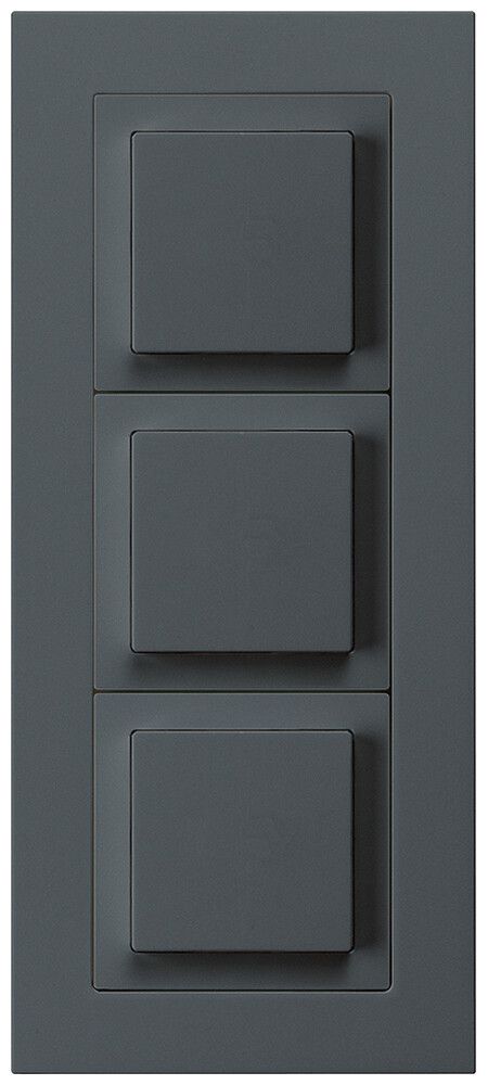 UP-Kombination kallysto.pro Gr.I-I-I vertikal 3×Schalter S3 anthrazit