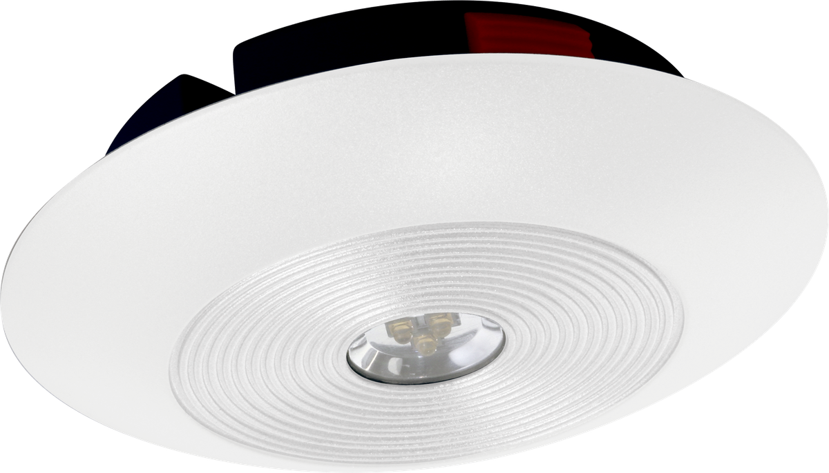 EB-LED-Spot 5.3W 230V 840 LEDVALUX S 80° Ø88×23mm weiss