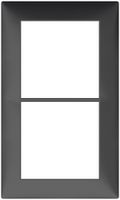 Abdeckrahmen SIDUS 2×1 anthrazit