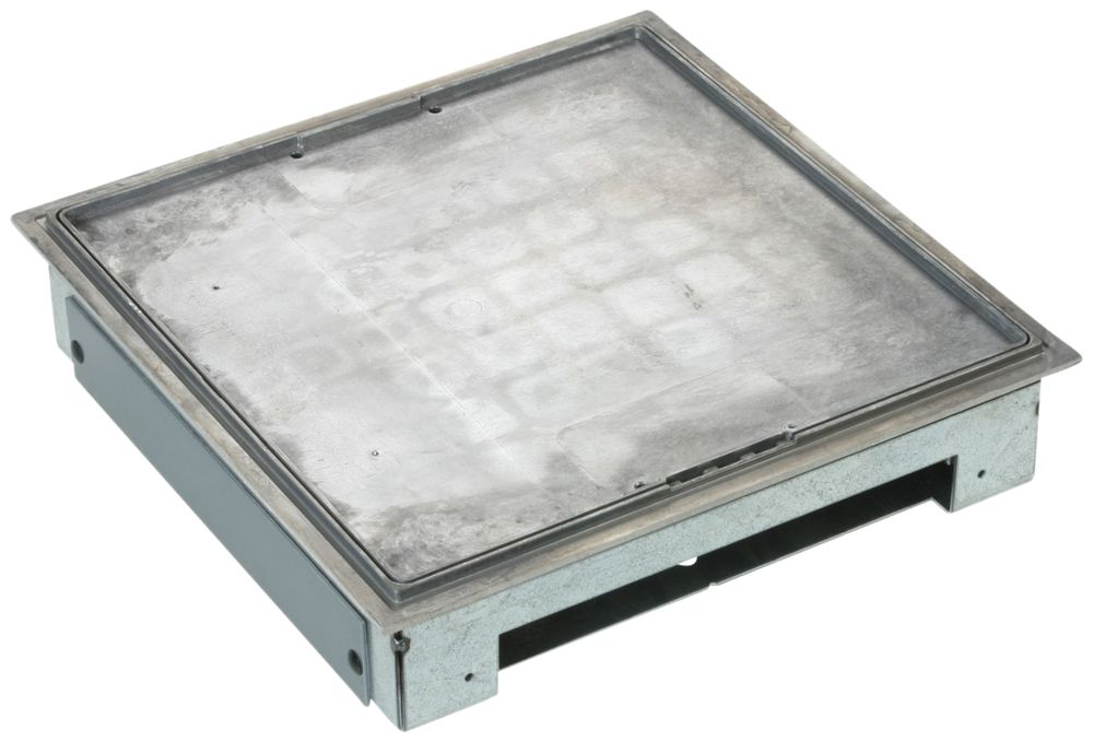 Zugdose Al H=62…90mm mit Teppichkante zu U-Kanal 30×200mm