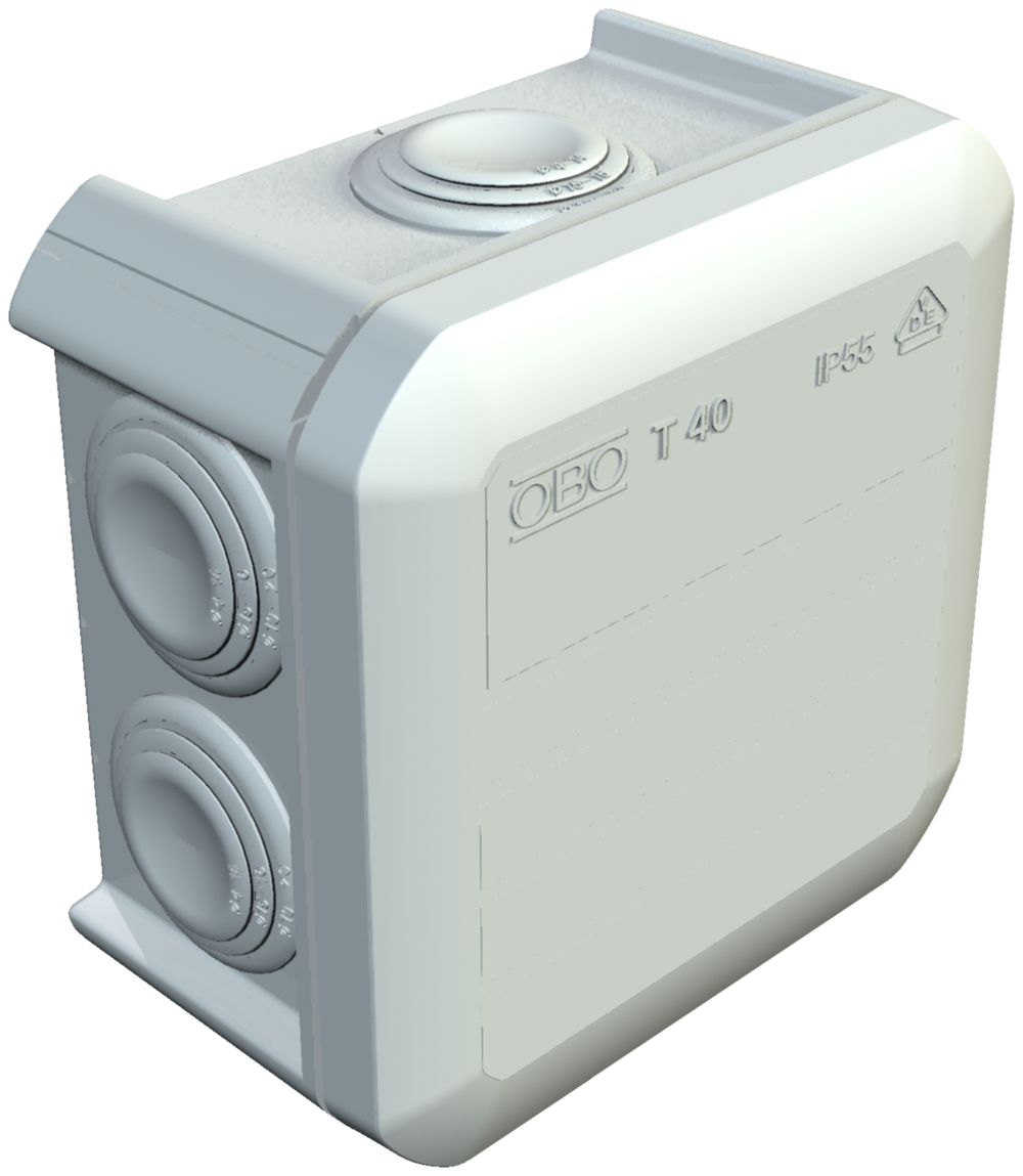 Kabelabzweigkasten T40 Bettermann reinweiss, halogenfrei IP55-IP66