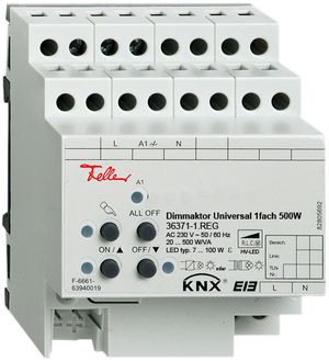 REG-Universal-Dimmaktor KNX FH 36371-1.REG, 1×20…500W