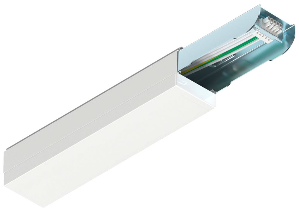 Alimentation SLV Easylight FOB câblage de passage 5 pôles blanc 436×65×60mm