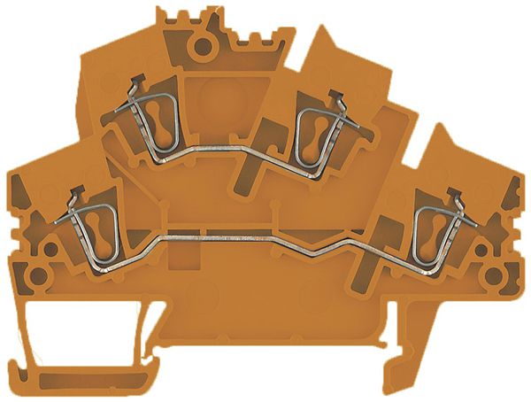 Borne multi-étage WM ZDK 2.5-2 à ressort 2.5mm² 2 étages ora